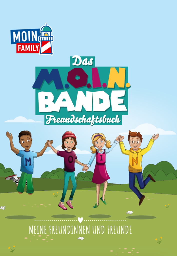 Kinder-Freundbuch: Das Moin Bande Freundschftsbuch